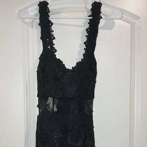 Venus Black Lace Dress